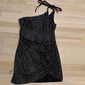 HOURS one shoulder mini dress